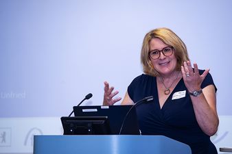 Lena Unfried, Leiterin EAA, beim Vortrag 07.09.2023