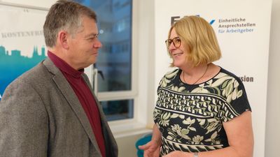 André Nowak und Lena Unfried