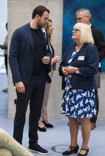 Im Gespräch Leroy Sanders und Sabine Pfennig-Engel