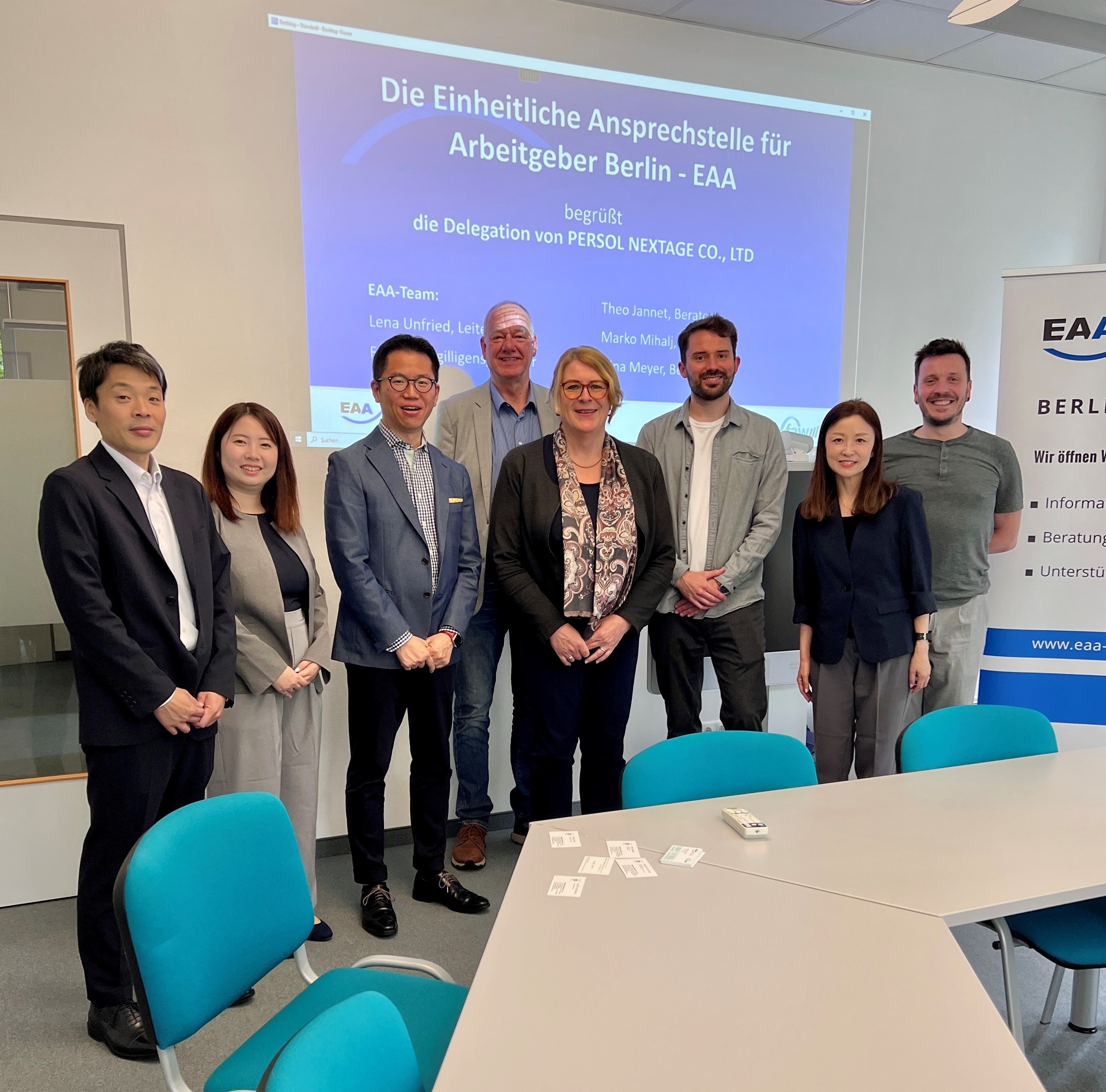Japanische Delegation bei der EAA Berlin
