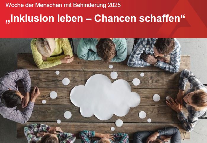 Flyer Woche der Menschen mit Behinderung 2025